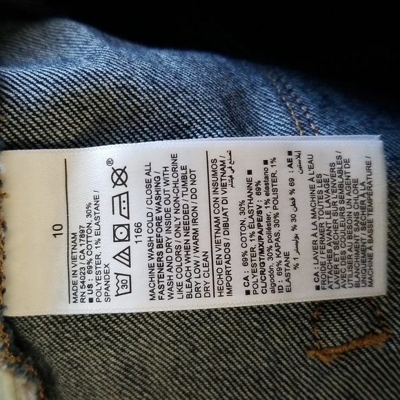 NEW Old Navy Dark Blue High Rise Straight Jeans 10 - Picture 5 of 5